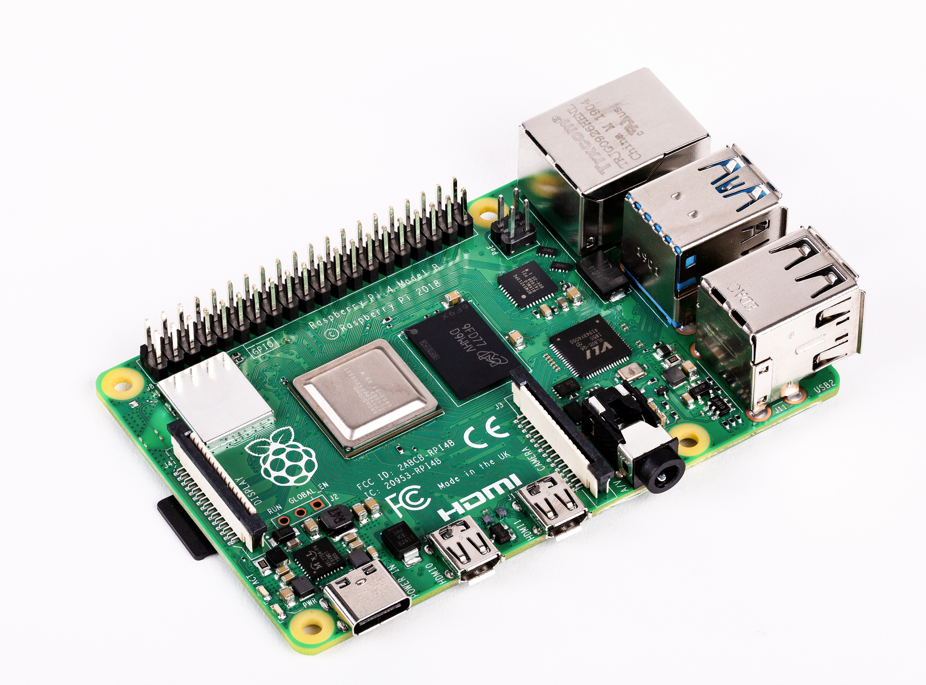 Raspberry Pi 4 Model B Motherboard With 8 GB RAM
